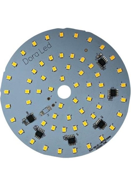 220VOLT 50WATT Smd 2835 Ledli LED Modül Gün Işığı 10MM Delik Çaplı 220V 50W Avize Ledi 100MM