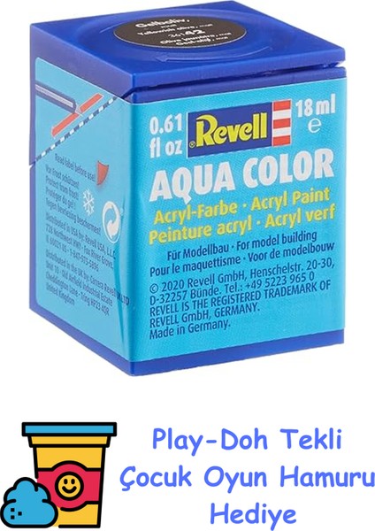 - Su Bazlı Maket Boyası Zeytin Sarısı Mat 18 ml (36142) + Play-Doh Oyun Hamuru
