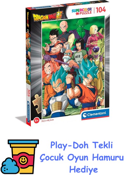25750 Dragonball Puzzle + Play-Doh Oyun Hamuru