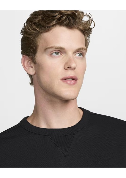 M Nk Df Sı Crew Erkek Sweatshirt FZ0220-010 modelleri
