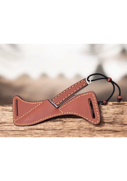 Keskinlik ve Şıklığın Buluşması:deri Saplı Outdoor N690 Böhler Çelik modelleri