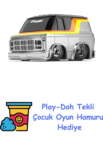 Mga Entertaintment Cartuned S2 1979 Gmc Vandura - Custom Araba + Play-Doh Oyun Hamuru