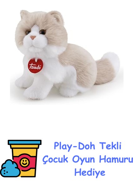 Trudı Peluş Cat Giada + Play-Doh Oyun Hamuru