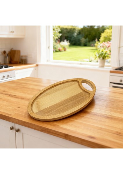 Oval Bambu Sunum Tabağı – Doğal Bambu Servis Tepsisi 25X14X1 cm | Kahvaltı, Meze ve Atıştırmalık Sunumluk fiyatları