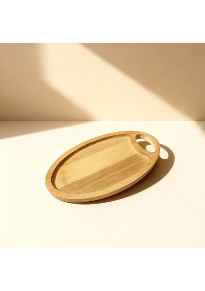 Oval Bambu Sunum Tabağı – Doğal Bambu Servis Tepsisi 25X14X1 cm | Kahvaltı, Meze ve Atıştırmalık Sunumluk fırsatları