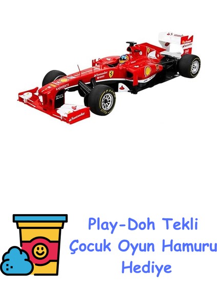 Uzaktan Kumandalı Araç (Tasarım Ferrari F1, Ölçek 1: 12 ") + Play-Doh Oyun Hamuru