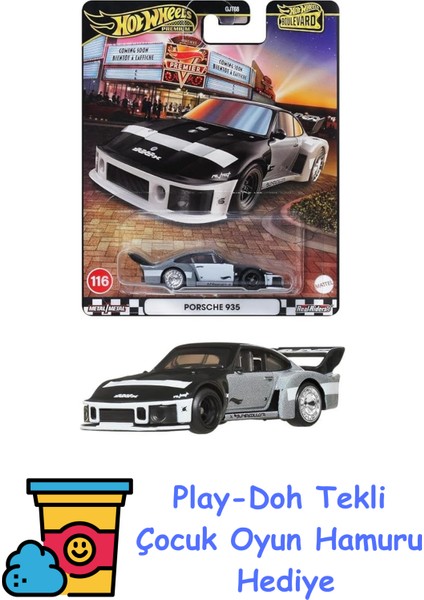 Boulevard Premium Araçlar Porsche 935 GJT68 - JBL17 + Play-Doh Oyun Hamuru
