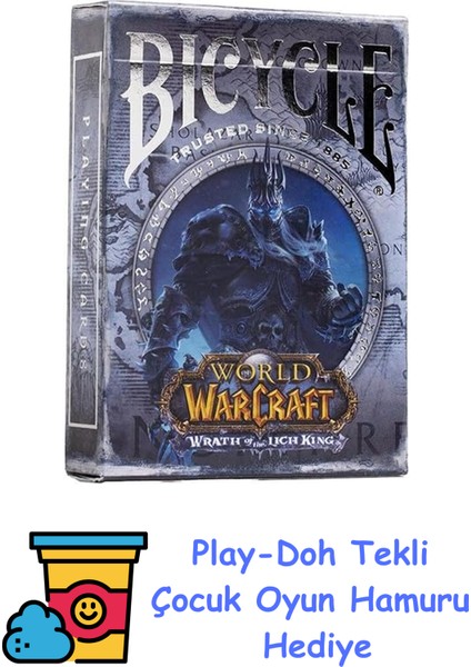 World Of Warcraft: Wrath Of The Lich King Premium Özel Sürüm Oyun Kartları + Play-Doh Oyun Hamuru