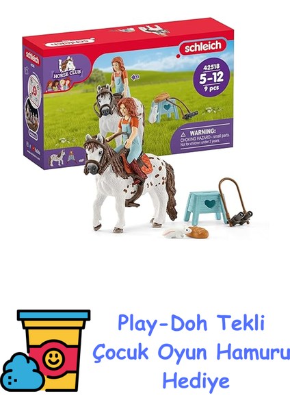 Schleıch Mia ve Spotty + Play-Doh Oyun Hamuru