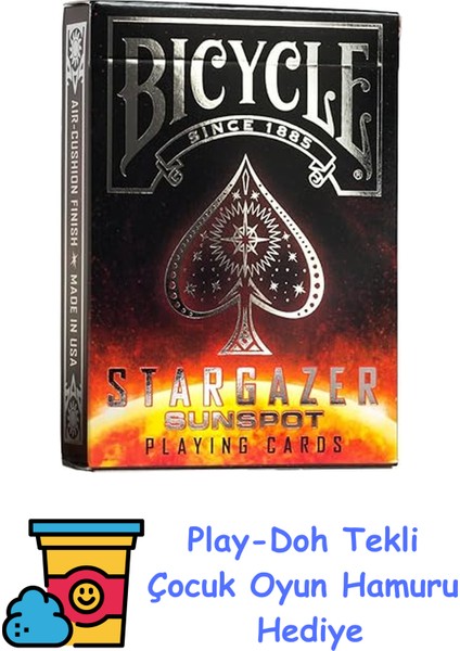 Stargazer Sunspot Oyun Kağıdı Koleksiyonluk Kartları + Play-Doh Oyun Hamuru