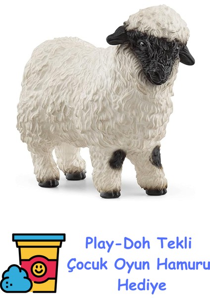 Schleıch Siyah Burunlu Koyun Oyuncak + Play-Doh Oyun Hamuru
