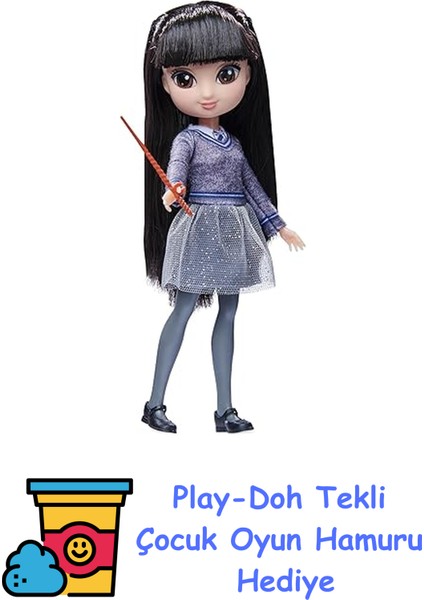 Harry Potter Dünyası, 8 Inç / 20 cm Cho Chang Bebek, 5 Yaş ve Üzeri Kız Çocuk Oyuncakları + Play-Doh Oyun Hamuru