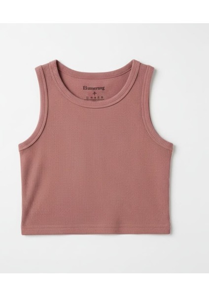 Kadın Kaşkorse Kumaş Askılı Crop