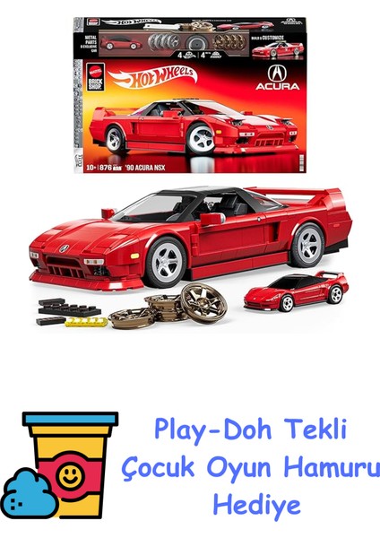 Hot Wheels Elite Acura, JFT17 + Play-Doh Oyun Hamuru