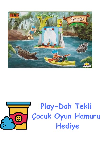 Jungle Orman ve Göl Macerası 29430 + Play-Doh Oyun Hamuru