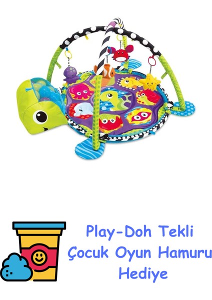 BP4814 Top Havuzlu Aktivite ve Gym Oyun Halısı + Play-Doh Oyun Hamuru