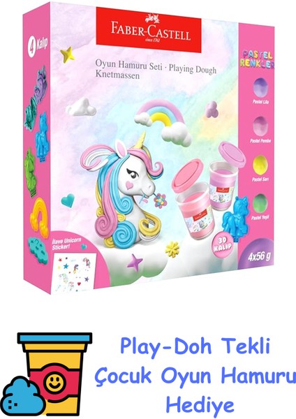 Unicorn Oyun Hamuru Seti + Play-Doh Oyun Hamuru
