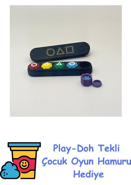 Gonggi 5 Taşoyun Seti - Kumlu Versiyon + Play-Doh Oyun Hamuru