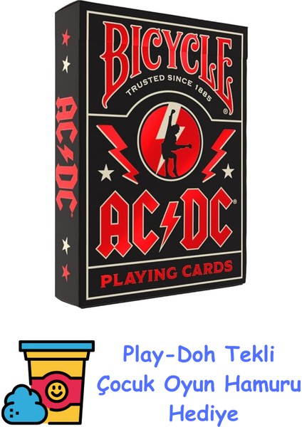 Ac/dc Oyun Kartları + Play-Doh Oyun Hamuru