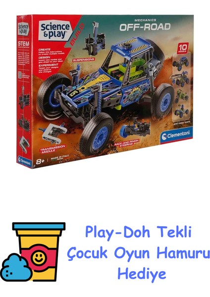 Mekanik Laboratuvarı Arazi Aracı + Play-Doh Oyun Hamuru