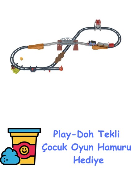 Fisher-Price Thomas ve Arkadaşları™ - 3'ü 1 Arada Kargo Macerası Oyun Seti Fisher-Price Thomas ve Arkadaşları - 3'ü 1 Arada Kargo Macerası Oyun Seti H + Play-Doh Oyun Hamuru
