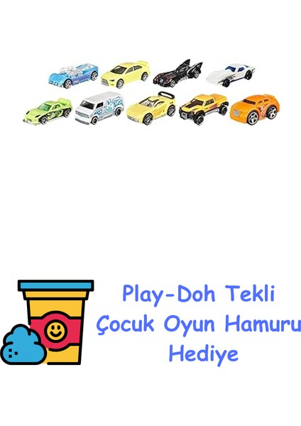, Farklı Oynama Yolları Sunan Renk Değiştiren Araçlar, BHR15 + Play-Doh Oyun Hamuru