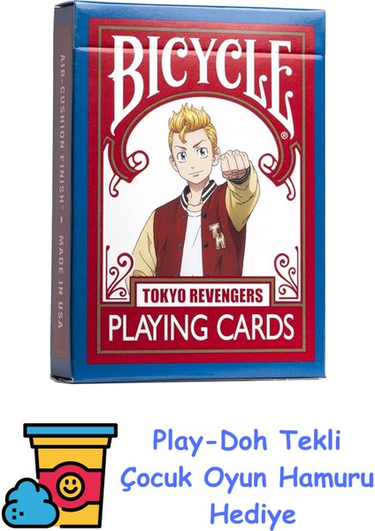Tokyo Revengers (Tasarımcı Oyun Kartları, Poker, Skat...) + Play-Doh Oyun Hamuru