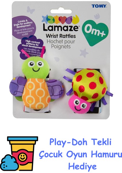 Kukla Bileklikler Tomy-Lamaze + Play-Doh Oyun Hamuru