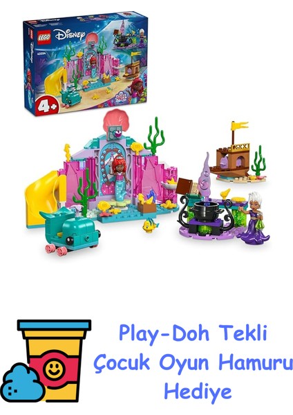 Disney Princess Ariel’in Kristal Mağarası 43254 – 4 Yaş ve Üzeri Çocuklar Için Deniz Kızı ve Balık Figürleri Içeren Yaratıcı Oyuncak Yapım Seti (141 Parça) + Play-Doh Oyun Hamuru