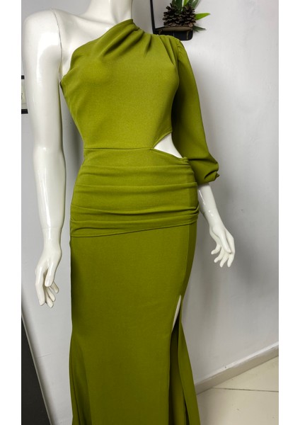 Tek Omuz Pencere Detay Abiye fiyatları