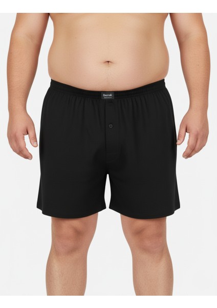 Şort Külot Battal Beden %100 Pamuklu Cotton 3'lü Paket Düğmeli Rahat Model modelleri