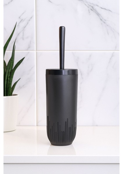 Siyah Lüx Kaliteli Akrilik Tuvalet Fırçası fiyatları