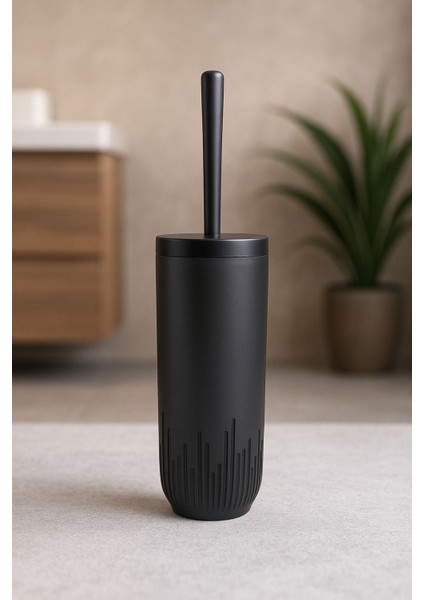 Siyah Lüx Kaliteli Akrilik Tuvalet Fırçası modelleri