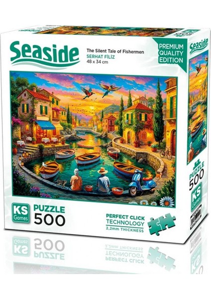 Ks Games The Silent Tale Of Fisherman Puzzle 500 Parça