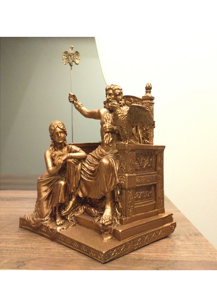 Tasarım Zeus ve Hera Biblo Heykel Ev Dekor Dekoratif Hediyelik fiyatları