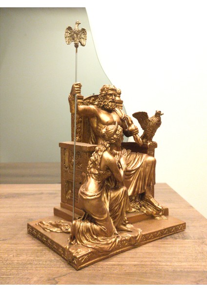 Tasarım Zeus ve Hera Biblo Heykel Ev Dekor Dekoratif Hediyelik modelleri