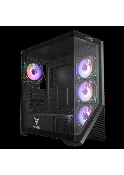<![cdata[vento 850W 80+ Bronze VG4202FLA Gaming E-Atx Pc Kasası 360MM Soğutma Desteği]]>