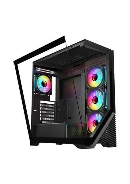 <![cdata[vento 850W 80+ Bronze VG4202FLA Gaming E-Atx Pc Kasası 360MM Soğutma Desteği]]> fırsatları