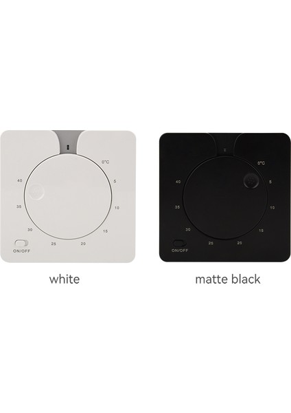 Analog Kablolu Termostat Merallı C430S – Siyah Mat 16A 3.5kw fiyatları