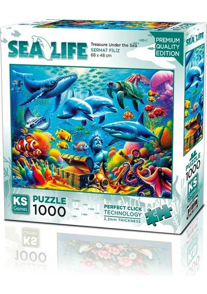 Ks Games Treasure Under The Sea Puzzle 1000 Parça