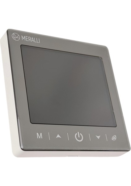 Dijital Kablolu Termostat Merallı BC400E Gri Wi‑fi Dokunmatik Tuya