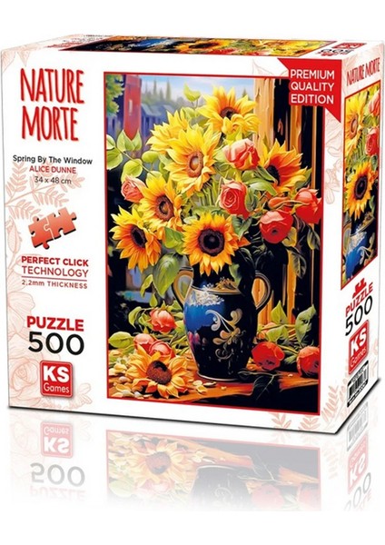 Ks Games Spring By The Window Puzzle 500 Parça