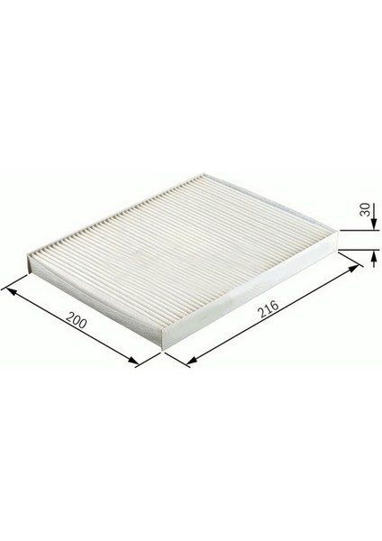 Xmpdby Polen Filtresi Lancer Viii, Outlander Ii