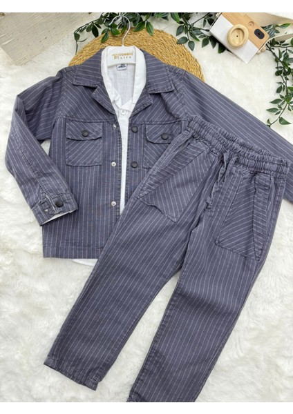 Erkek Çocuk Ceketli Takım 3 Parça Özel Gün Takım Gömlek Ceket Pantolon fiyatları