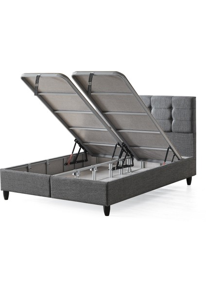 Mimoza Çift Kişilik Sandıklı Baza ve Başlık Takımı 2’li Set modelleri