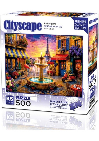 Ks Games Paris Square Puzzle 500 Parça