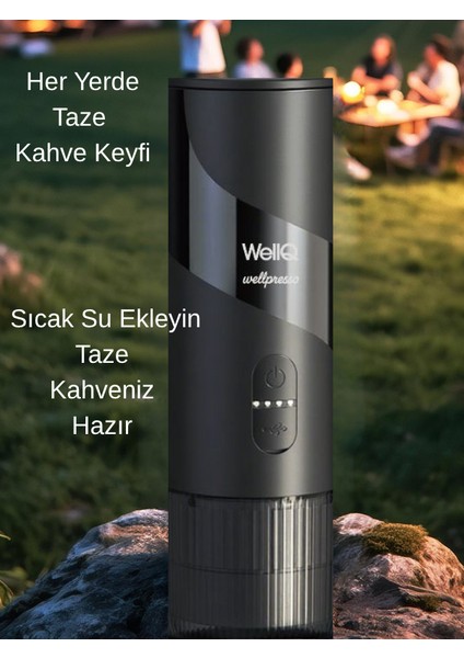 Wellpresso Taşınabilir Şarjlı Espresso Kahve Makinesi modelleri