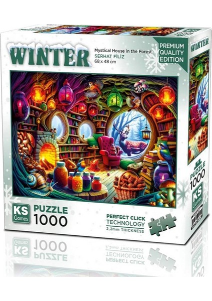 Ks Games Mystical House In The Forest Puzzle 1000 Parça