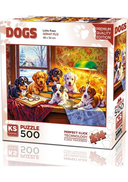 Ks Games Little Paws Puzzle 500 Parça