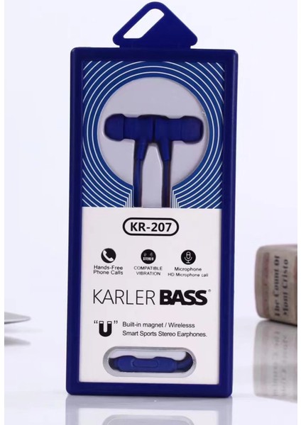 Rdbydn Karler Bass KR-207 Mıknatıslı Kablolu Kulaklık - Lacivert indirimleri